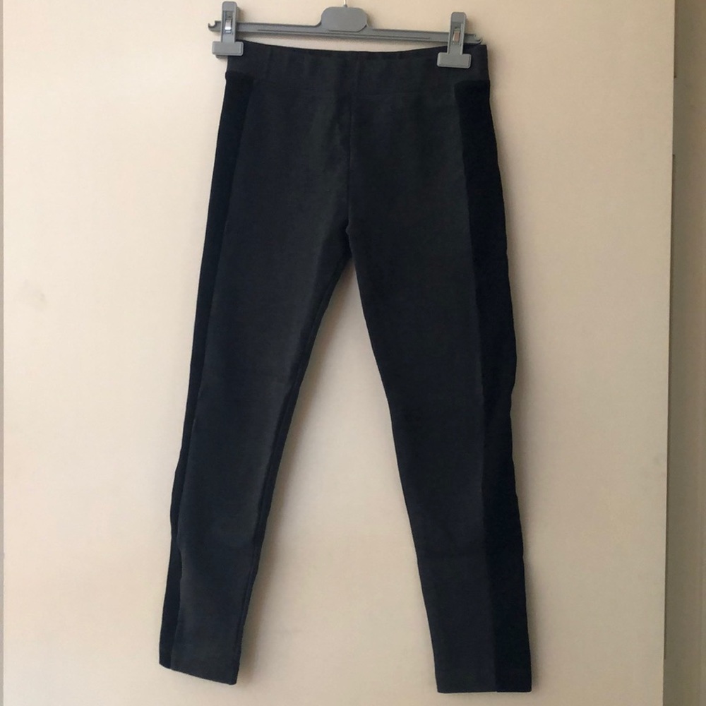 GAP tuxedo Leggings grey black Small